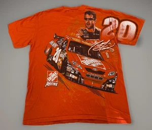 Vintage Nascar Shirt Men Large All Over Print Tony Stewart AOP Home Depot Y2K T - Picture 1 of 5