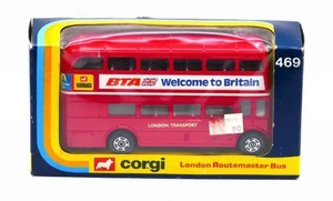 Corgi 469 GB London Routemaster Bus Omnibus Doppeldecker BTA 1979 - Bild 1 von 4