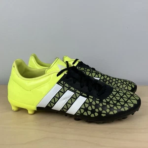 Adidas Herren Größe 8,5 Ace 15,3 FG Volt & schwarz Athletik Fußballschuhe 2015 - Bild 1 von 12