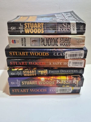 Stuart Woods Lot of 7 Books, Stone Barrington Paperback Novels Foto 1 de 4