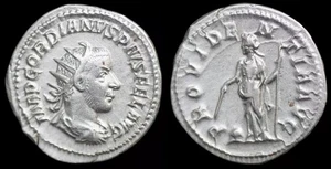 GORDIAN III ANCIENT ROMAN SILVER COINS, AD 238-244. AR Antoninianus . #1318 - Picture 1 of 3