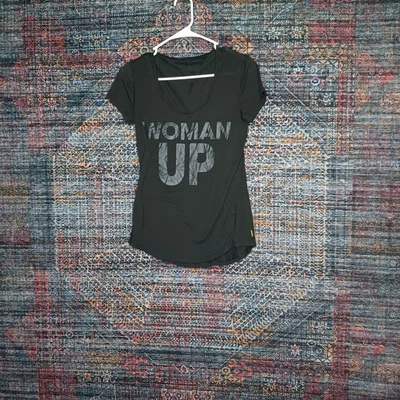 LUCY Mujer Carbón Sólido Cuello Redondo Mujer Top Atlético XS USADO EN EXCELENTE ESTADO Foto 1 de 4