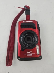 OM SYSTEM Tough TG-7 12MP 4K Shock & Waterproof Wi-Fi GPS Digital Camera Red - Picture 1 of 11