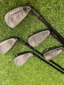 ONOFF AKA LIMITED BLACK Iron Set 5pcs 6-Pw Flex R Regualr MP-522I - Picture 1 of 10