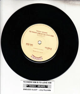 THE TEDDY BEARS To Know Him Is To Love Him & JODY REYNOLDS Endless Sleep 45 NEW - Picture 1 of 2