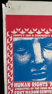 Cartel de derechos humanos Wes Wilson 1995, San Francisco - Imagen 1 de 5