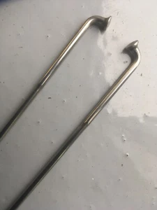 E-Strong. Raggi/capezzoli Argento.60 -310 mm.12/13G Single Butted. Inox.9 pz - Foto 1 di 2