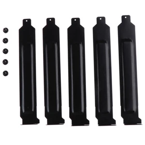 5pcs/lot Black metal slot covers dust filter blanking plate for PCI JwTSA Hc - Bild 1 von 8