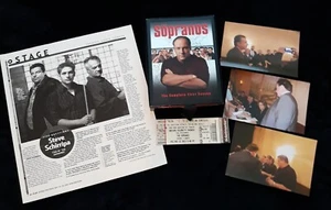 SOPRANOS 1ST SEASON DVD. SIGNED. SCHIRRIPA, IMPERIOLI, SIRICO. W/PHOTOS, STUB +. - Picture 1 of 9