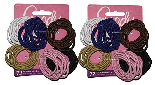 Goody Girls Ouchless Elastic Hair Ties No-metal 144 count Original Colors 2-Pack - Image 1 of 1