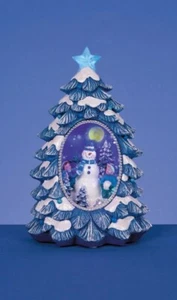 Árbol de Navidad LED a batería Premier con muñeco de nieve 35 cm - Imagen 1 de 1