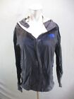 The North Face Size S Mens BLK 100% Nylon Full Zip Stand Collar Rain Jacket 513