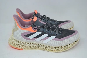Adidas 4DFWD 2 Running Shoes GX9269 Size 10 Women's Grey/Beam Orange - Excellent - Picture 1 of 12