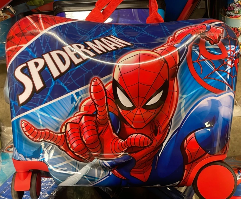 Spiderman Ride On Luggage 18" Hardside Rolling Suitcase With Little Scratches - Image 1 of 1