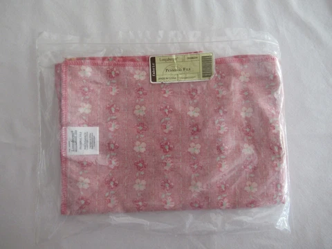 Longaberger Personal File Basket Liner Dogwood #28696244 NEW 100% Cotton Cover