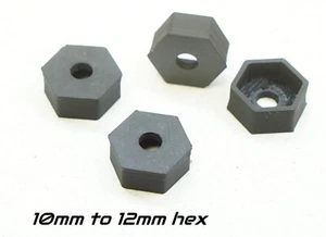 Adaptador de cubo de rueda hexagonal de 10 mm a 12 mm para coches de radiocontrol Yokomo 1/10 2x2 y 4x4, oruga - Imagen 1 de 3