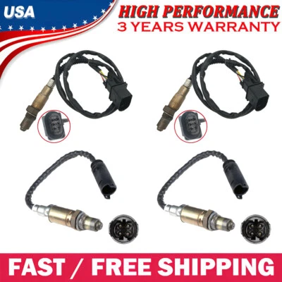 Sensor de oxígeno O2 superior + inferior 4 piezas para BMW 545I 645CI 745I 745LI 760I 2004 2005 Foto 1 de 4