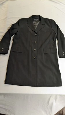 Abrigo Hombre Marca Gallery 100% Poliéster Largo Talla XL Negro  Foto 1 de 4