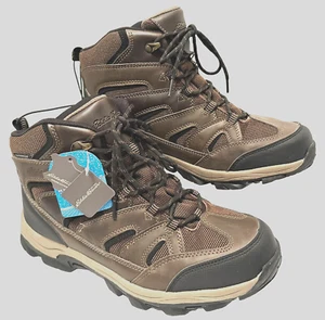 Stivali uomo Eddie Bauer Fairmont escursionismo impermeabili pelle marrone taglia 11M NUOVI/etichette - Foto 1 di 6