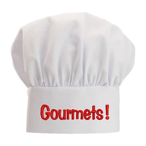 Personalized White Chef Hat Monogrammed Chef Hat High Quality Stitching - Picture 1 of 4