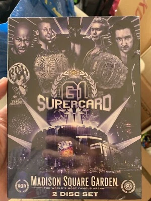 ROH NJPW G1 Supercard Of Honor DVD -Brand New MSG OOP Ring Of Honor - Image 1 of 2