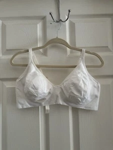 NWT Cacique Bra Style 3210 Unlined Full Coverage Underwire White 42D SOFT! - Picture 1 of 8