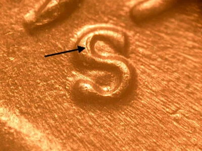 1955-S RPM#3 S/S East Stage D Lincoln Wheat Penny Cent~Gem BU/Uncirculated Red  - Image 1 of 4