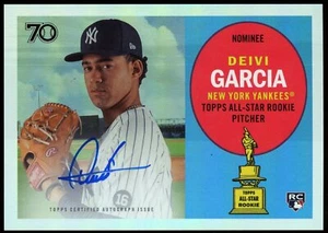 2021 Topps Rookie Cup ~ ON CARD AUTO VARIATION HOLO ROOKIE ~ Deivi Garcia - Picture 1 of 1