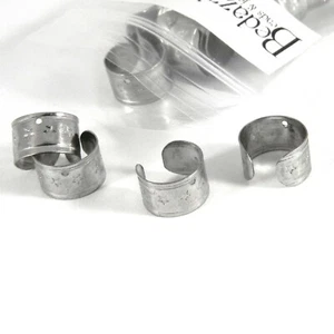 20 Surgical 304 Grade Stainless Steel Star Ear Cuff Earring Findings with Hole - Picture 1 of 1