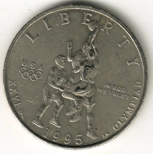 USA - 1995S - ½ Dollar - Atlanta Olympics - Basketball - Super Rare - #16989 - Picture 1 of 2