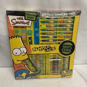 The Simpsons 105 PIECE JUMBO ART PACK New - Picture 1 of 2