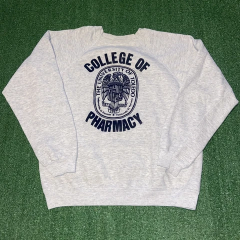 VTG University Of Toledo College Of Pharmacy Crewneck Sweatshirt - Mens XL Cover