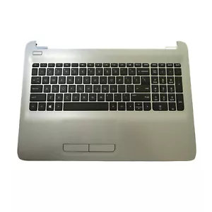 Palmrest Keyboard Non-Backlit Touchpad For HP 15AY 15BA 15-AY Silver 855022-001 - Picture 1 of 7