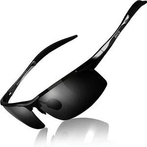 DUCO Designer Kai Sunglasses Black Polarised BNIB (DC8177S) B1 CAT3 68 16-126 - Picture 1 of 6