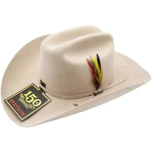 Sombrero de fieltro Stetson® 6X Spartan Silverbelly con cepillo de sombrero gratis - Imagen 1 de 5