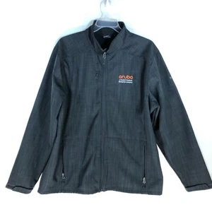 Eddie Bauer Jacket Coat 2Extra Large Gray Softshell Long Sleeves Company Logo - Picture 1 of 9