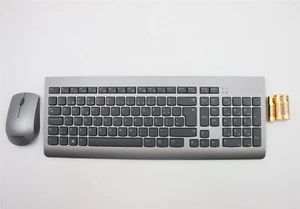 Lenovo IdeaCentre A540-27ICB 5-27IMB05 Wireless Keyboard Mouse Grey 5KM0U87454 - Picture 1 of 3