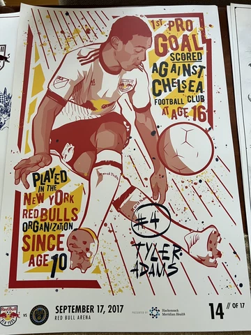 New York Red Bulls Lot Of 10 Game Day Posters And One Golden Boot Poster Cover