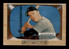 1955 BOWMAN #9 GIL MCDOUGALD NEW YORK YANKEES (WRINKLE)