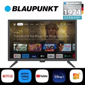 Blaupunkt 24" Inch Google HD Smart TV 12V /240V Chromecast Caravan Car Camper RV - Picture 1 of 3
