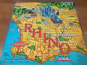 Rhino Entertainment Company, 2019 Calendar in Near Mint Condition - Picture 1 of 3