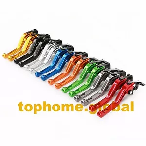 Palancas cortas 3D ajustables 2006 2007 08 para Aprilia Pegaso 650 Strada 2005-2010 - Imagen 1 de 11