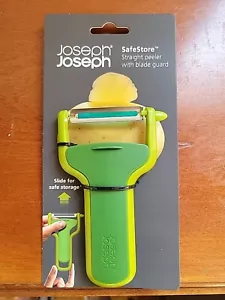 Nuovissimo pelatore dritto Joseph Joseph Joseph Safe Store con protezione lama - Foto 1 di 2