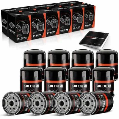 12Pcs Engine Oil Filter for GMC C3500 C3500HD Jimmy K1500 10K Miles Protection - Image 1 of 4