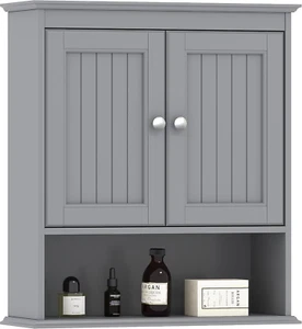 Bathroom Wall Cabinet, Wall Mounted Medicine Cabinet Organizer, over the Toilet - Picture 1 of 7