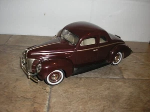 NICE ERTL 1/18 Diecast 1940 Ford Coupe Lead SLED Lowrider Maroon Free SHIPPING - Picture 1 of 5