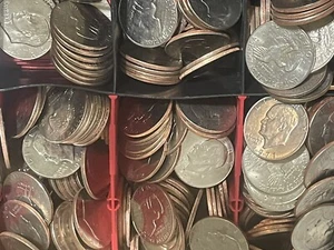 Eisenhower Ike Dollar Hoard - Lot of 10 - Mixed Date - Picture 1 of 1