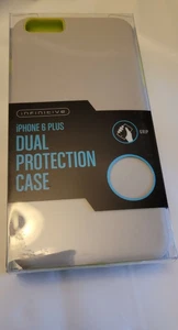 Infinitive iPhone 6 Plus Dual Protection Case Gray/green - Picture 1 of 2