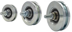 Metallrollen für Flachleiste Laufrollen Schiebetor Torrolle Ø68 Ø78 Ø89 - Bild 1 von 11