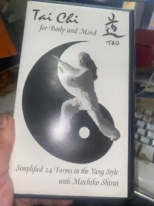 VHS-Tai Chi for Body and Mind. Simplified 24 Forms in the Yang Style w/Machiko S - Picture 1 of 1